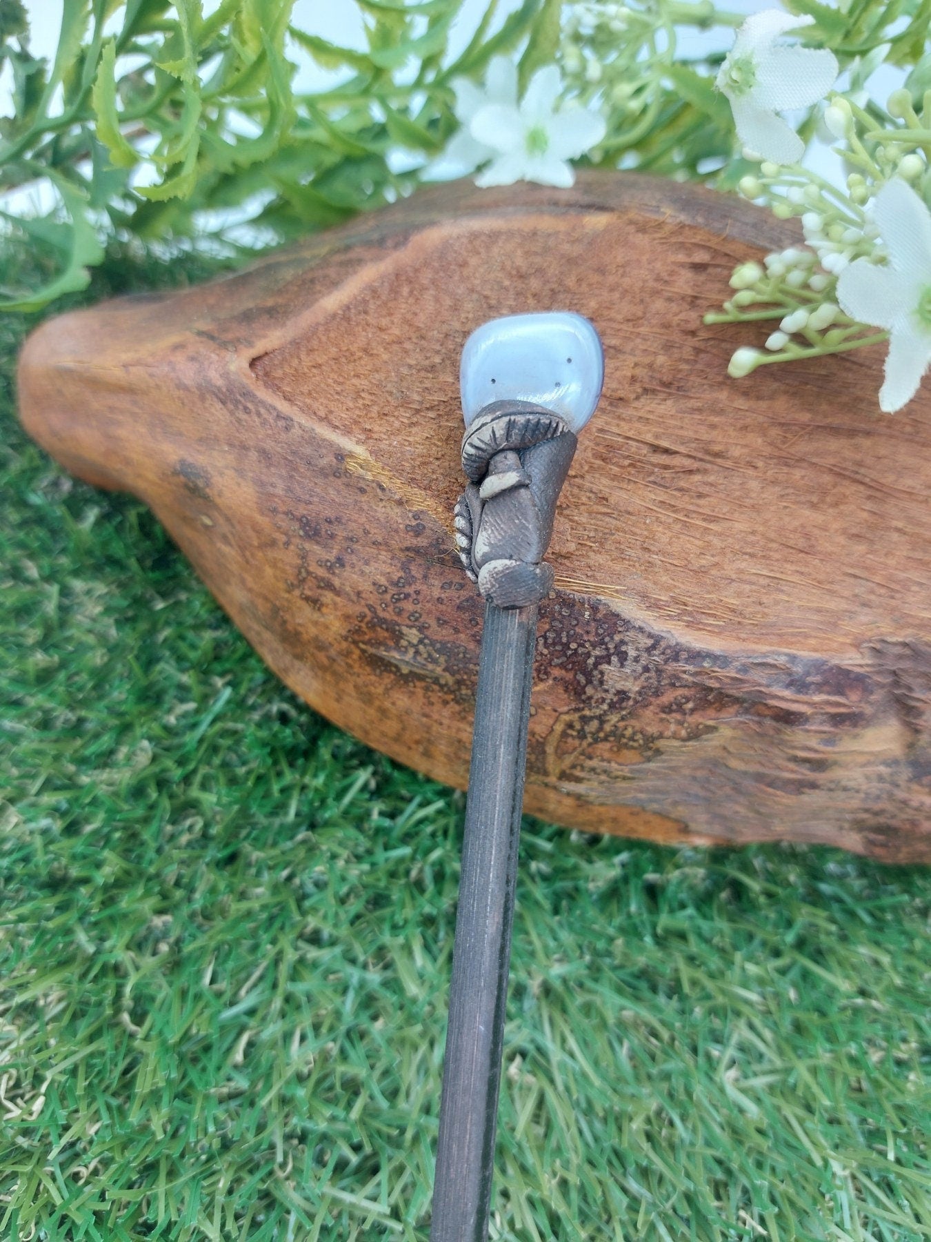 Purple Agate Crystal Wand -Fairy wand-Wizard wand-Nature Wand Healing Crystal Zodiac Mineral Stone