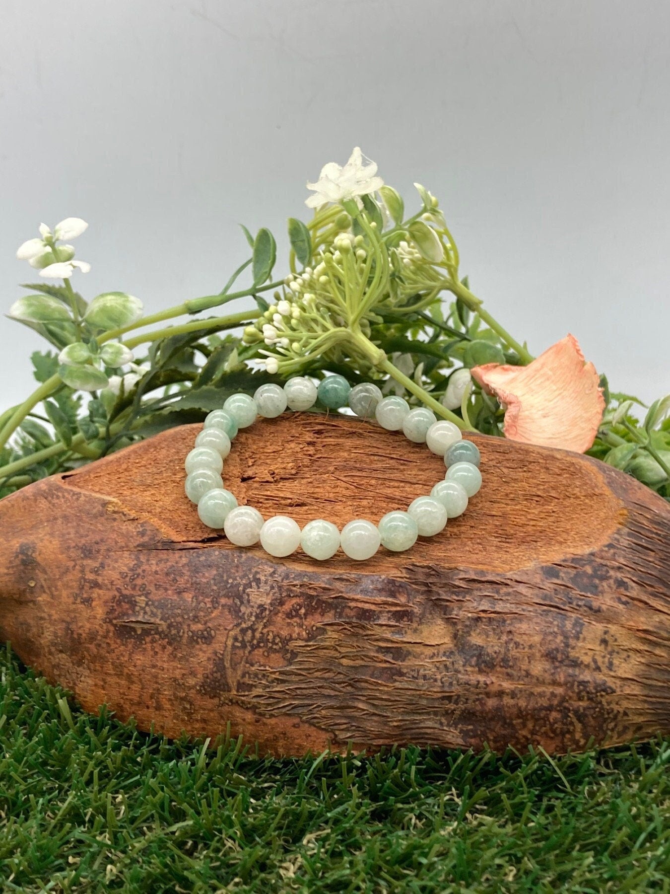 Aventurine Natural Crystal 8MM Beads Bracelets, Wrist Gemstone Bracelet, Strechy Bracelet, Beaded Bracelet, Hand Made Gift, Crystal Bracelet