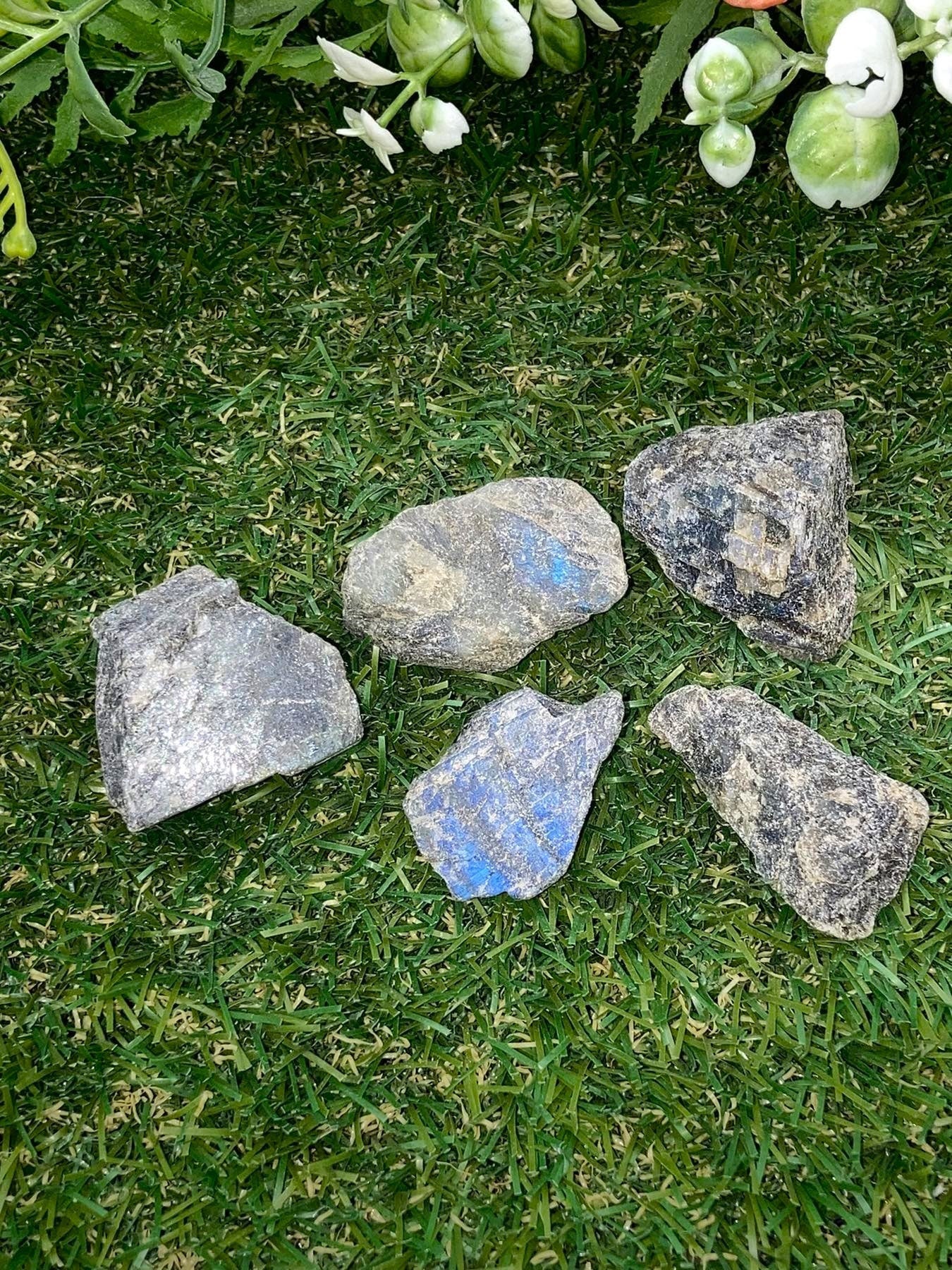 Natural Labradorite Rough Crystal Lot