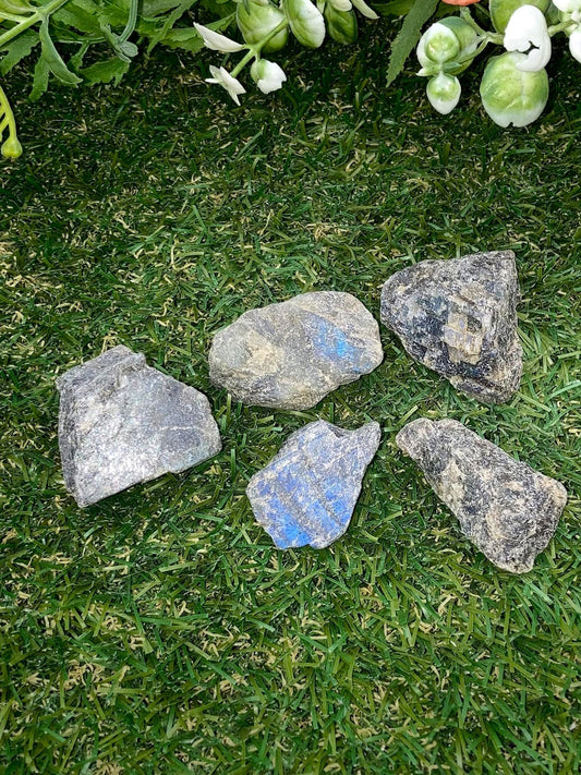 Natural Labradorite Rough Crystal Lot