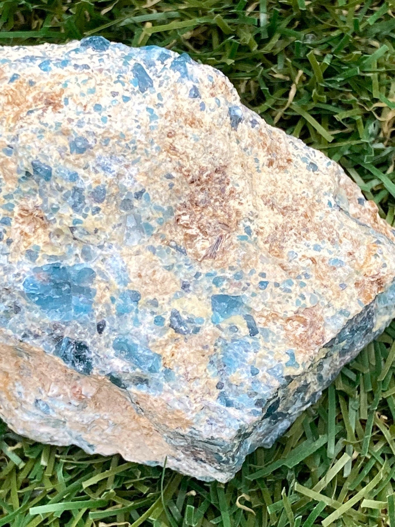 Natural Crystal Blue Apatite Collection Specimen Mineral