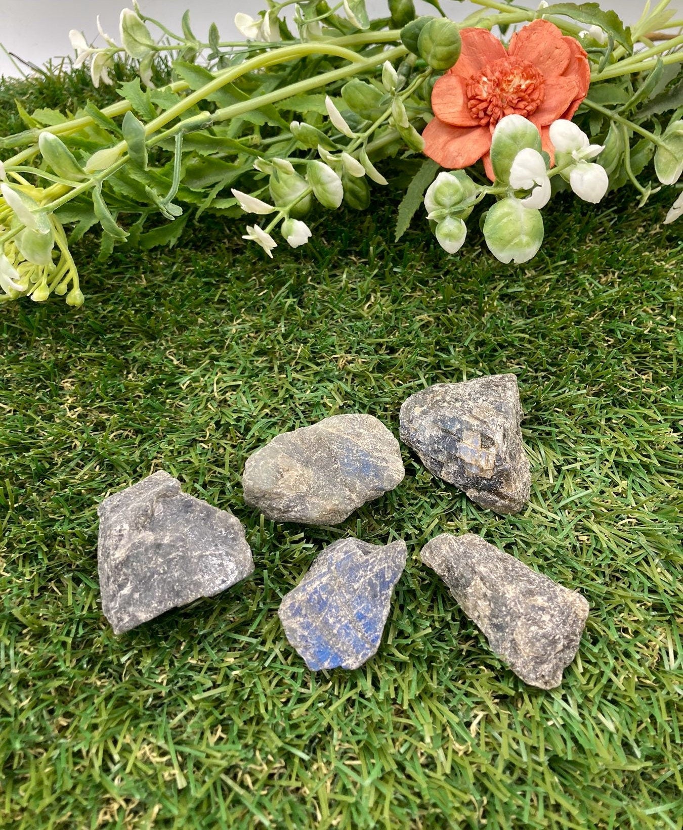 Natural Labradorite Rough Crystal Lot