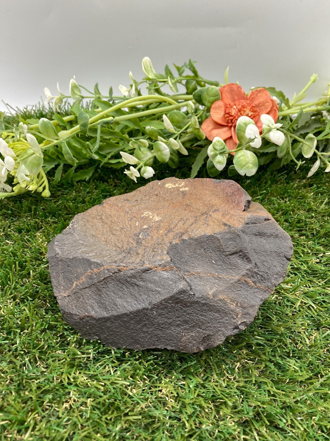 Natürliches rohes schwarzes Jaspisstück