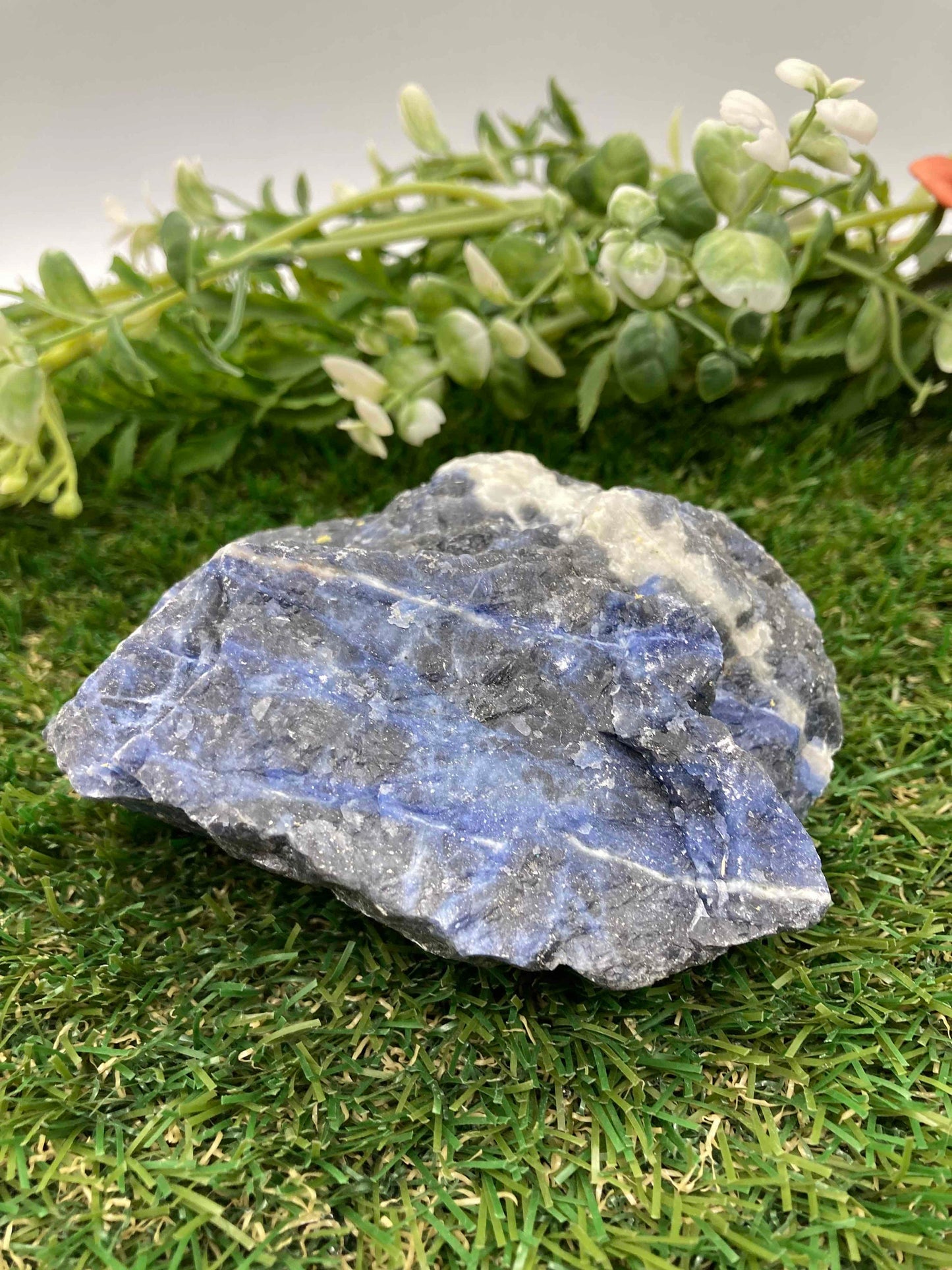 Natural Sodalite Rough Crystal Piece - Communication - Throat Chakra Crystal