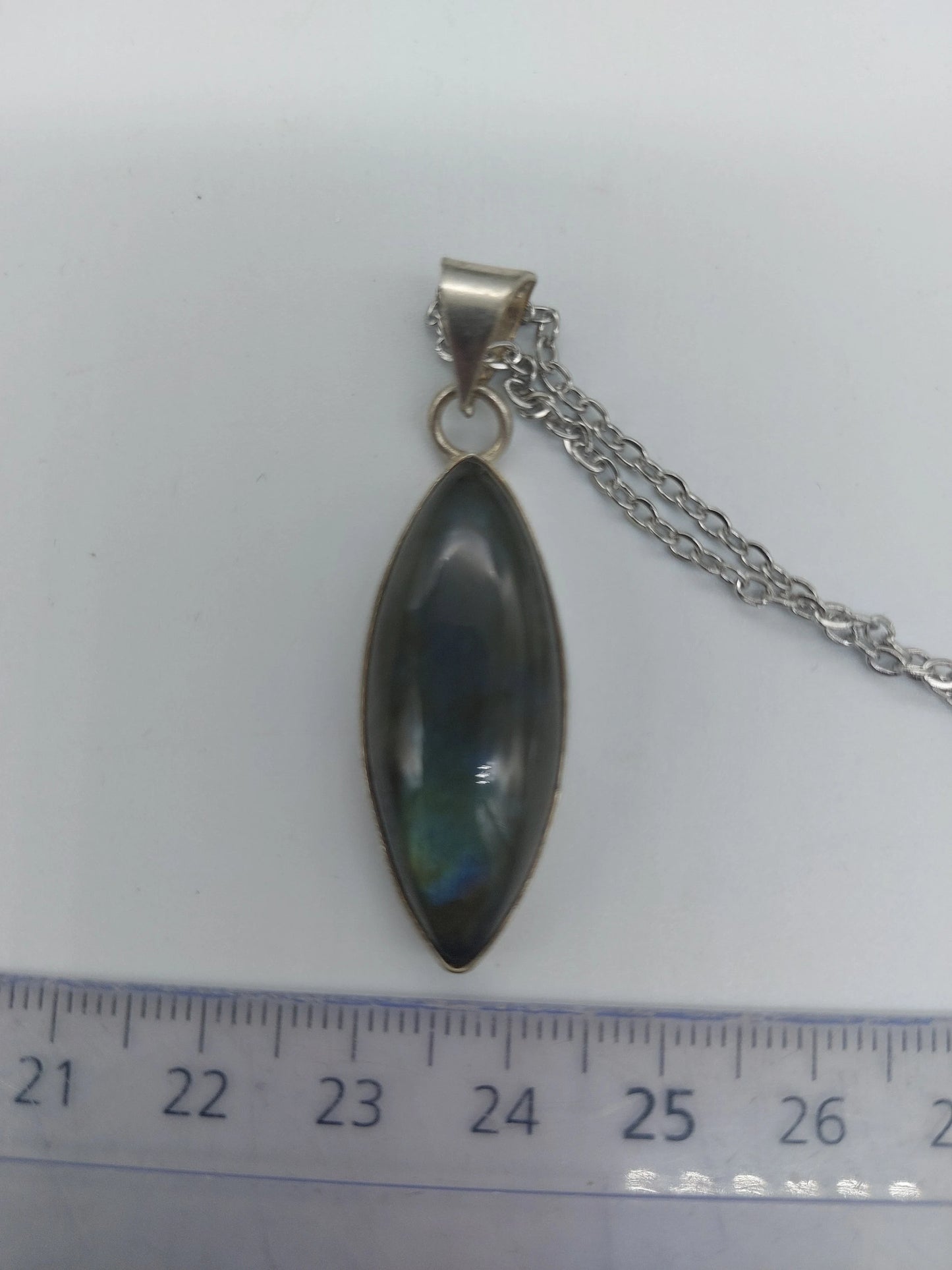 Labradorite Silver Plated Necklace