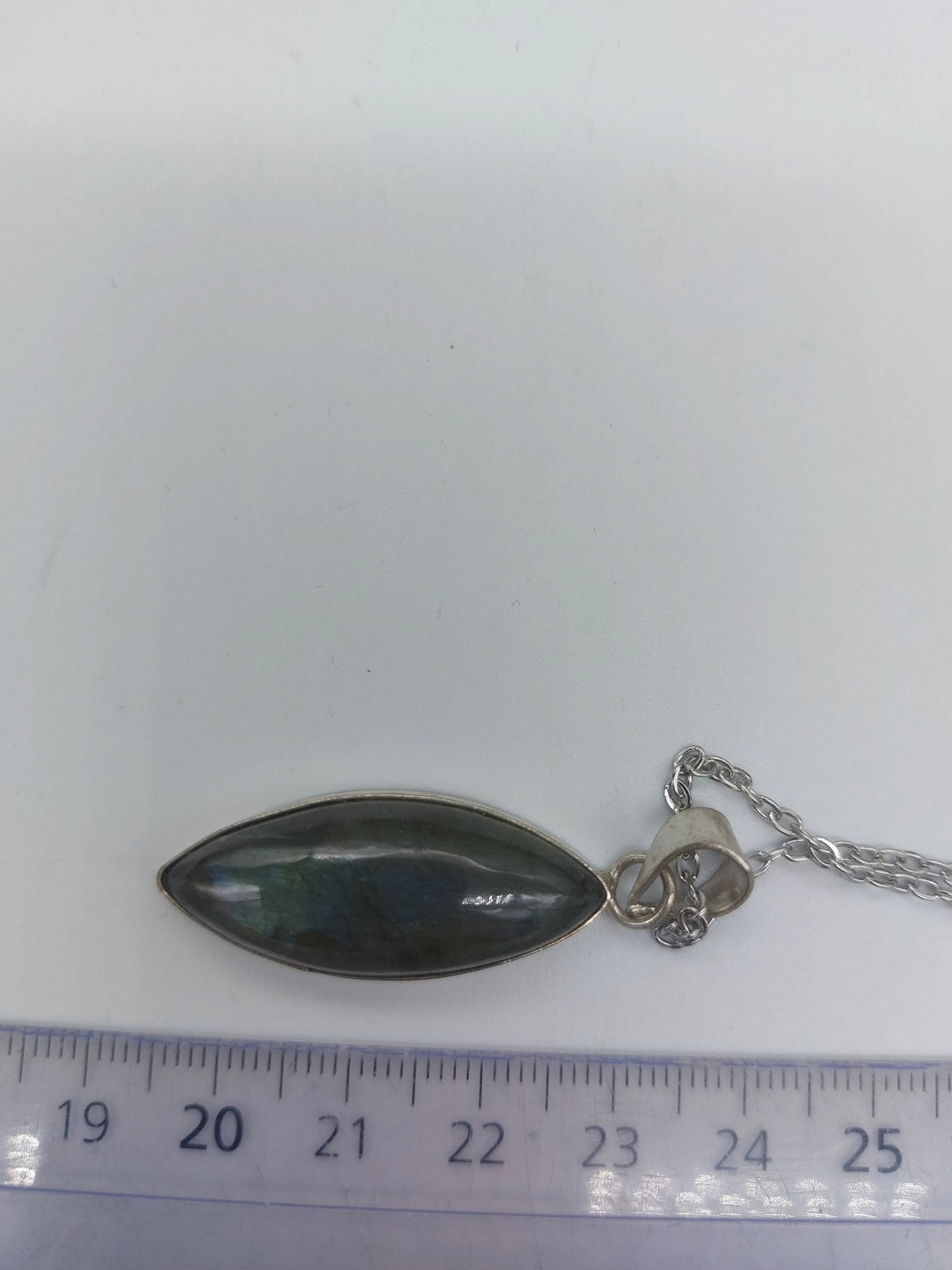 Labradorite Silver Plated Necklace