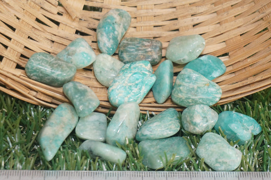 Natural Amazonite specimen- Healing Stone- Chakras Reiki